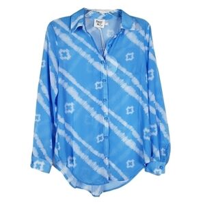 PRINCESS POLLY Georgina top button down sheer